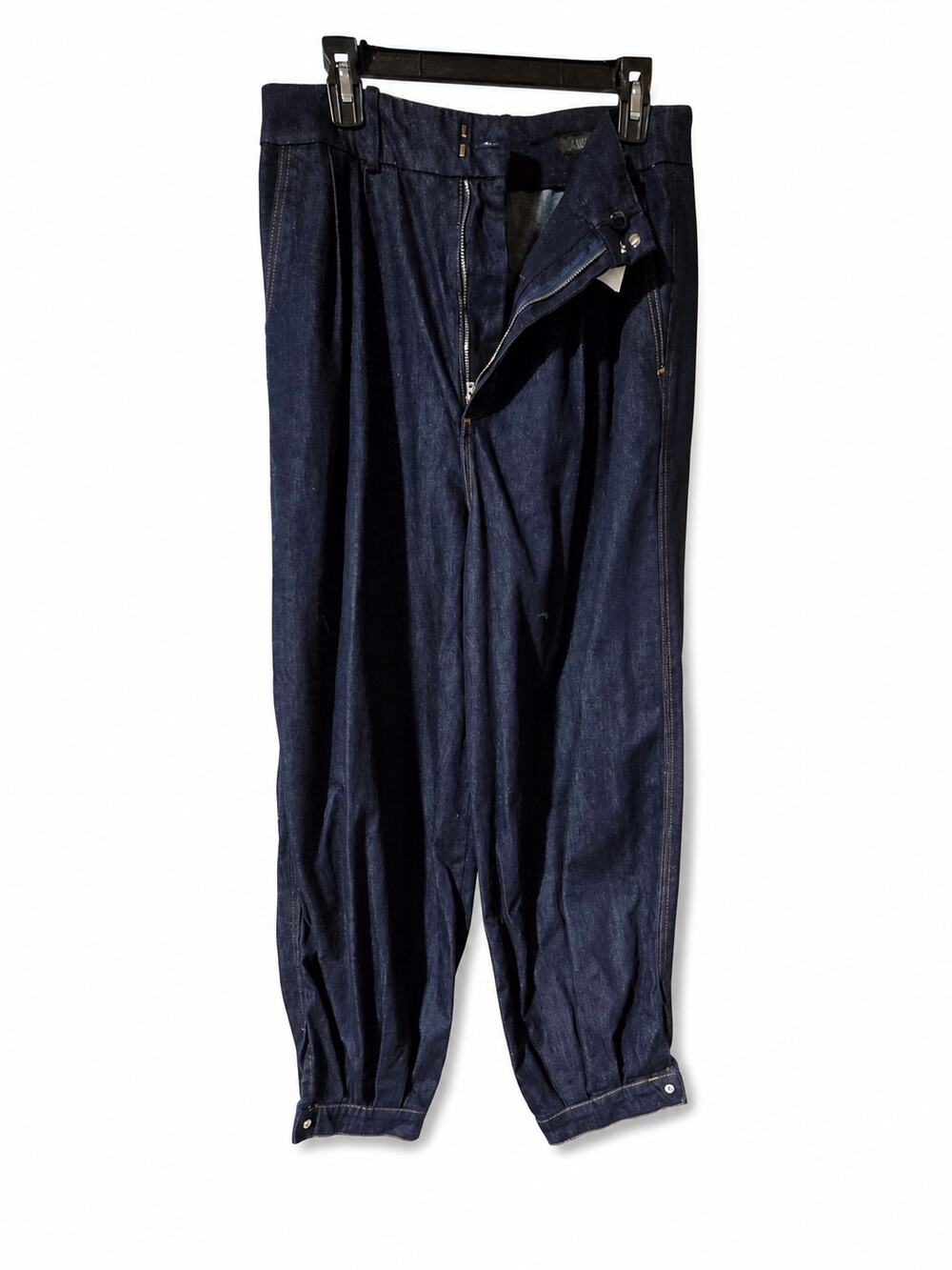 Zara Dark Blue Denim Pants Size